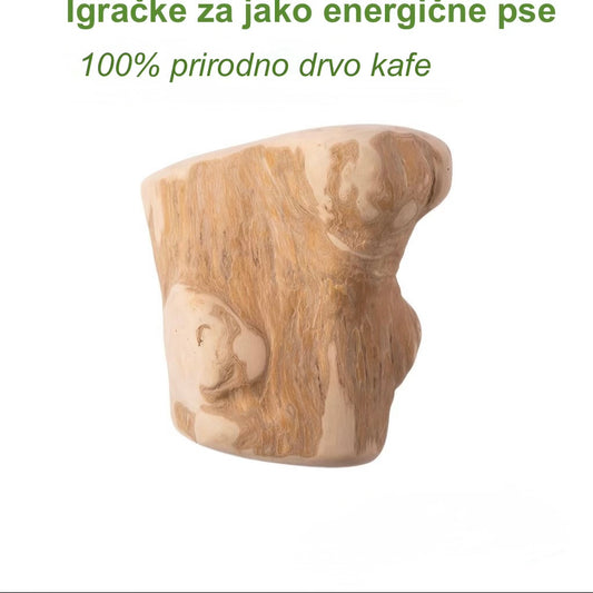 Drvo kafe za energične pse – prirodna igračka koja čuva zube i troši višak energije” 🐾