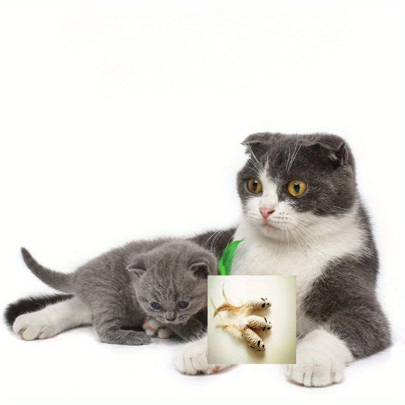 🐭 Sisal igračka miša za mace, Interaktivna igračka za grebanje kandži, idealna za sve veličine maca koje vole aktivnu zabavu! 🐾