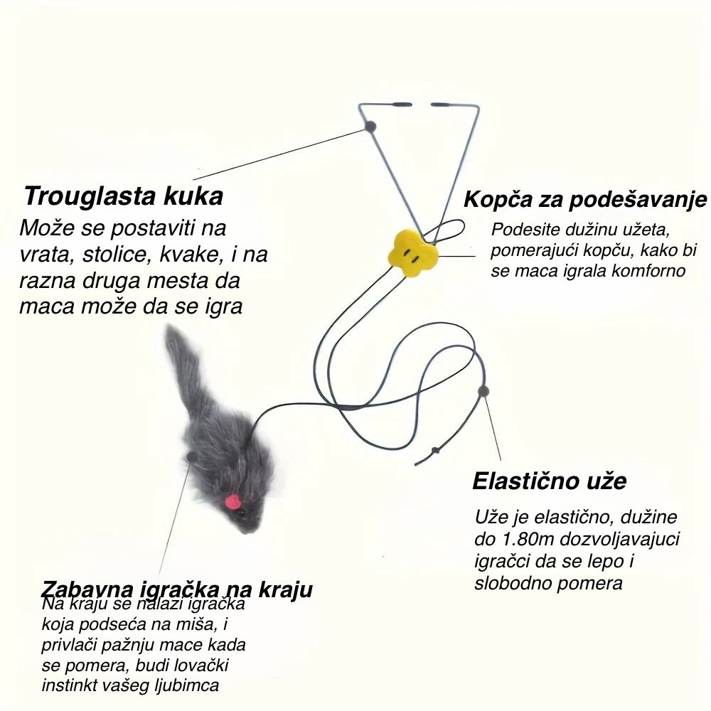 Diagram of a cat toy with text in a foreign language